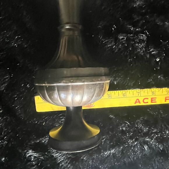 VTG 70s solid brass 9" tall vase - Picture 8 of 8